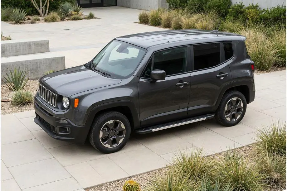 Jeep Renegade 2014– Sidosteg RedLine V1 (2 st, aluminium) Image