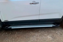 Kia Sorento II XM 2009–2014 Sidosteg Allmond Grey (2 st, aluminium) 2010–2013 foto 4