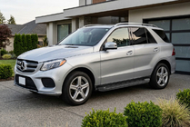 Mercedes GLE/ML class W166 2011–2018 Sidosteg Allmond Black (2 st, aluminium) foto 1