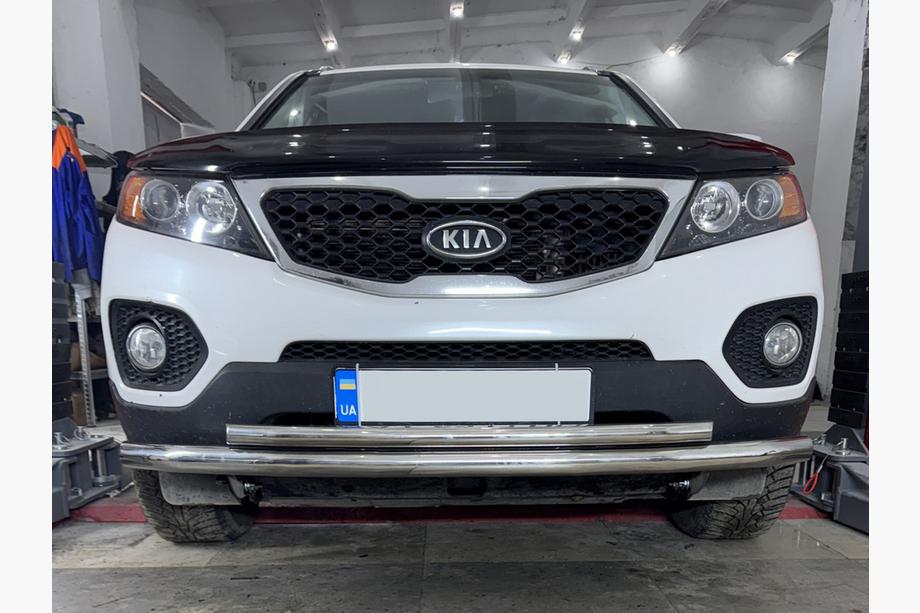 Kia Sorento II XM 2009–2014 Främre nedre skyddsbåge (rostfritt) Image