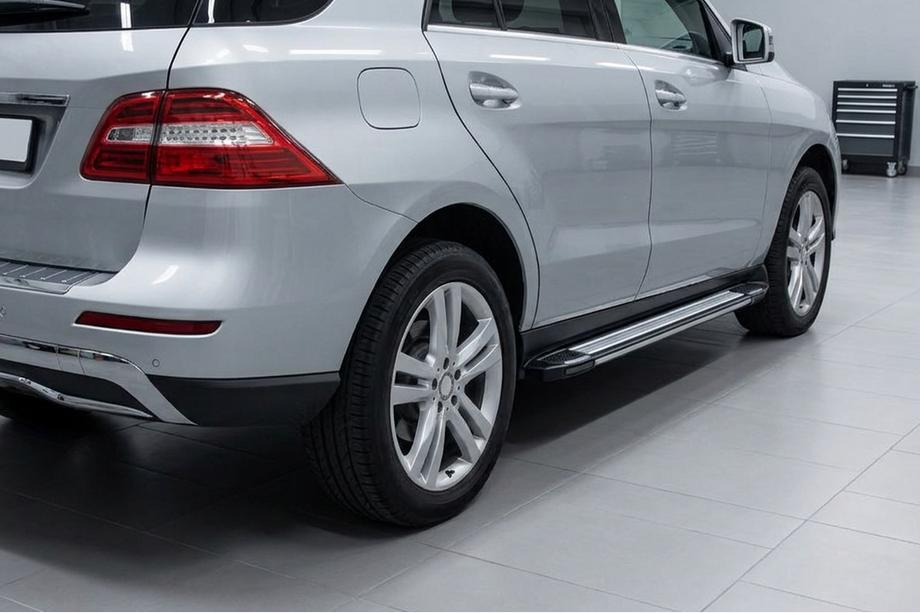 Mercedes GLE/ML class W166 2011–2018 Sidosteg Rainbow (2 st, aluminium) Image