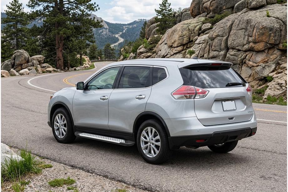 Nissan X-trail T32/Rogue 2014–2021 Sidosteg Allmond Grey (2 st, aluminium) Image