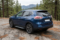 Nissan X-trail T32/Rogue 2014–2021 Sidosteg Sunrise (2 st, aluminium) foto 1