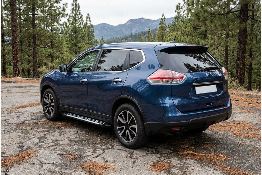 Nissan X-trail T32/Rogue 2014–2021 Sidosteg Sunrise (2 st, aluminium) Image