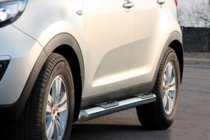Kia Sportage 2010–2015 Sidorör (2 st, rostfritt) foto 4
