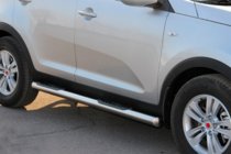 Kia Sportage 2010–2015 Sidorör (2 st, rostfritt) foto 2