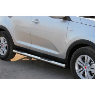 Sidorör (2 st, rostfritt) Kia Sportage 2010–2015 foto 2