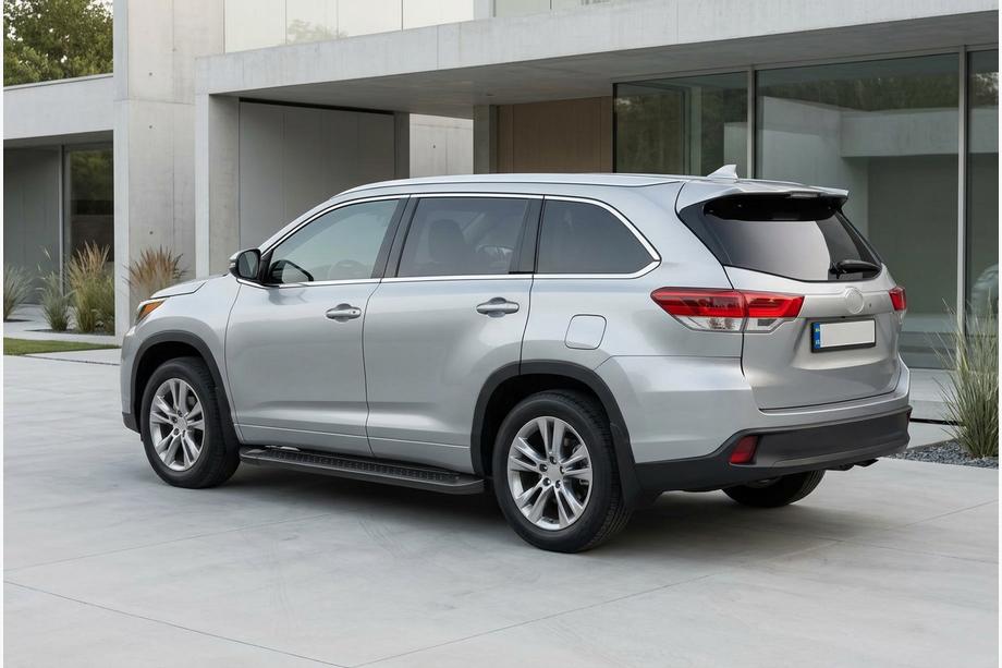 Toyota Highlander 2013–2019 Sidosteg Allmond Black (2 st, aluminium) Image
