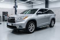 Toyota Highlander 2013–2019 Sidosteg Sunrise (2 st, aluminium) foto 1