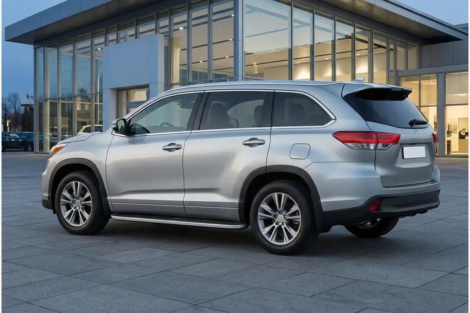 Toyota Highlander 2013–2019 Sidosteg Tayga Grey (2 st, aluminium) Image