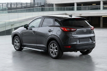 Mazda CX-3 2015– Sidosteg Allmond Grey (2 st, aluminium) foto 1