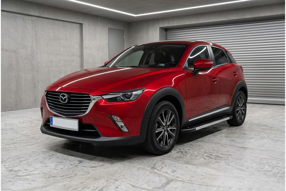 Mazda CX-3 2015– Sidosteg RedLine V1 (2 st, aluminium) Image