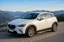 Mazda CX-3 2015– Sidosteg Maydos V1 (2 st, aluminium / rostfritt) foto 1