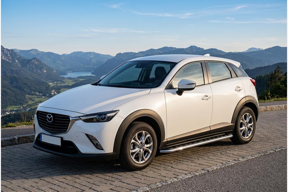 Mazda CX-3 2015– Sidosteg Maydos V1 (2 st, aluminium / rostfritt) Image