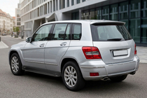 Mercedes GLK class X204 2008–2015 Sidosteg Allmond Black (2 st, aluminium) foto 1