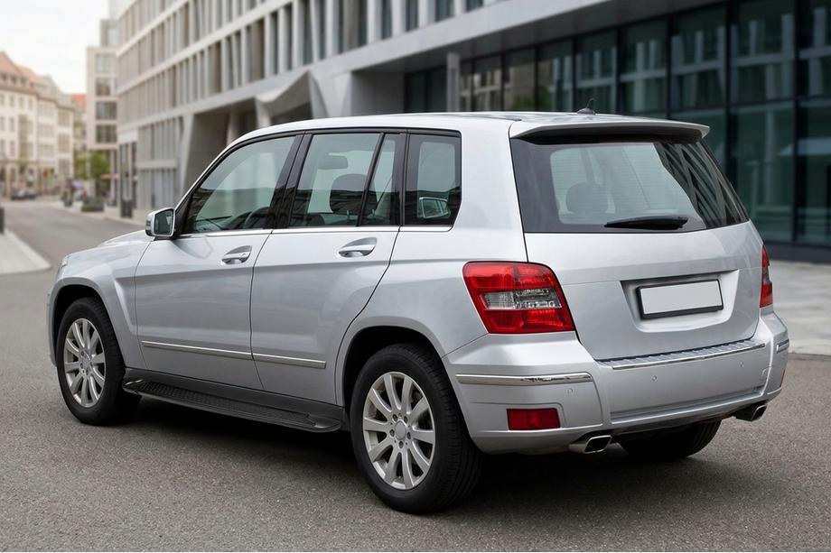 Mercedes GLK class X204 2008–2015 Sidosteg Allmond Black (2 st, aluminium) Image