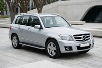Mercedes GLK class X204 2008–2015 Sidosteg Tayga Grey (2 st, aluminium) foto 1