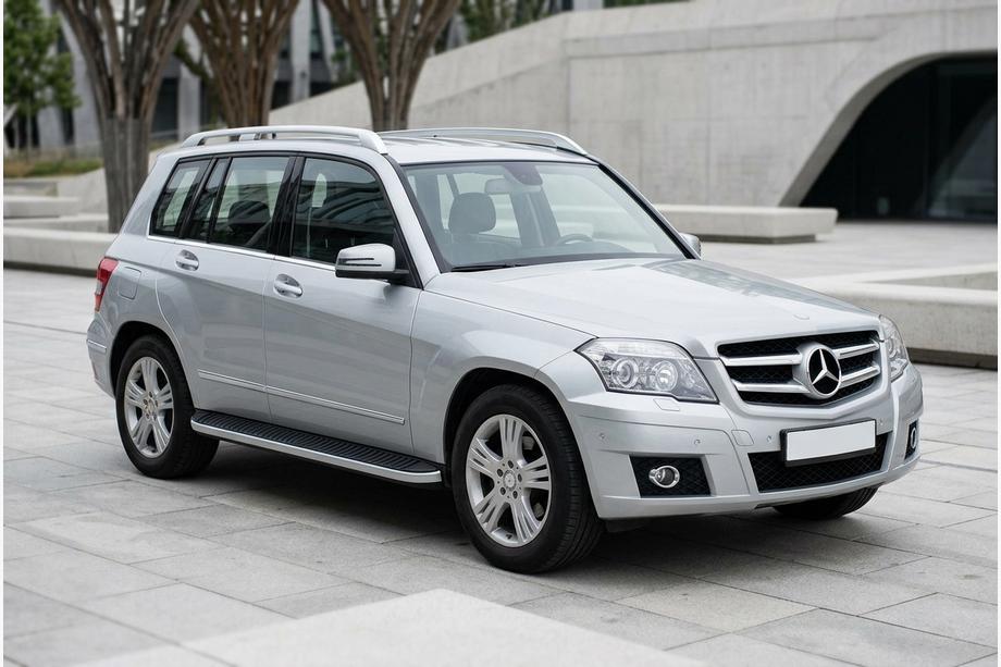 Mercedes GLK class X204 2008–2015 Sidosteg Tayga Grey (2 st, aluminium) Image