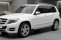 Mercedes GLK class X204 2008–2015 Sidosteg Line (2 st, aluminium) foto 1