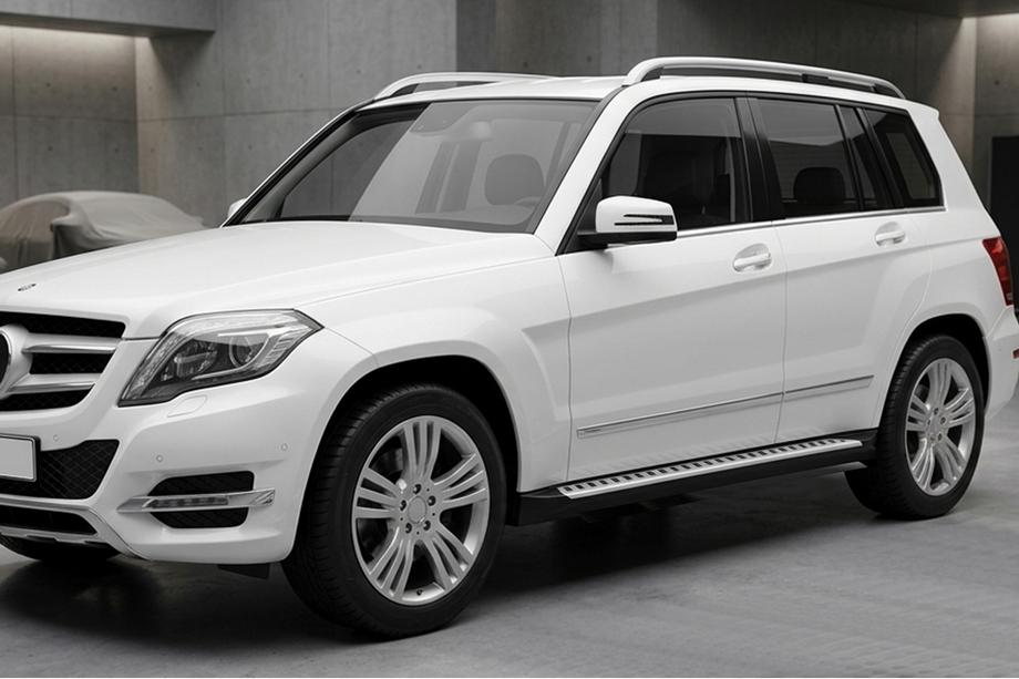 Mercedes GLK class X204 2008–2015 Sidosteg Line (2 st, aluminium) Image