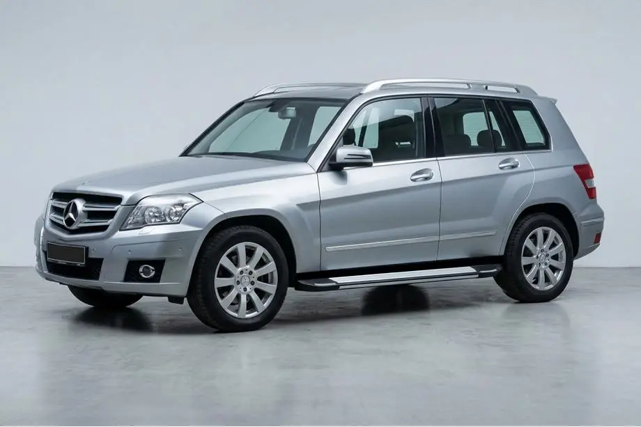 Mercedes GLK class X204 2008–2015 Sidosteg Rainbow (2 st, aluminium) Image