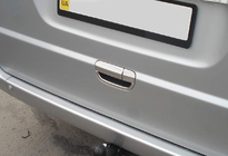 Mercedes Viano 2004–2014 Handtagskåpa för bakdörr (rostfritt stål) OmsaLine – italienskt rostfritt stål foto 2