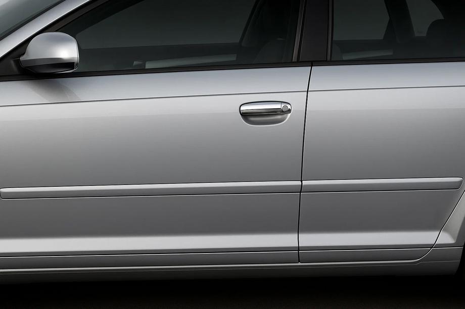 Audi A4 B6 2000–2004 Dörrhandtagskåpor (4 st, rostfritt stål) Foto 3