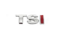 Volkswagen Tiguan 2007–2016 TSI-emblem (rak typsnitt) Helkrom foto 5