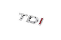 Volkswagen Jetta 2006–2011 TDI-emblem (OEM-utförande) Helkrom foto 3