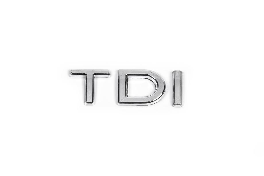 Volkswagen Jetta 2006–2011 TDI-emblem (OEM-utförande) Helkrom Image