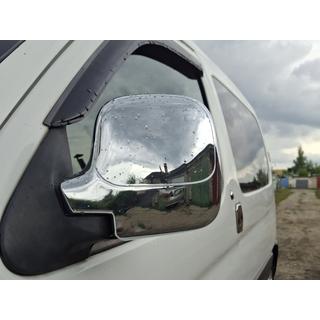 Kromade spegelkåpor (2 st, plast) Peugeot Partner 1996–2008 foto 2
