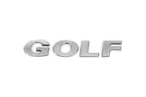 Volkswagen Golf 6 2008–2014 Golf emblem (OEM-utförande) foto 1
