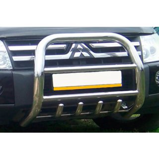Frontbåge QT011 (rostfri) Mitsubishi Pajero Wagon IV 2006–2021 foto 3