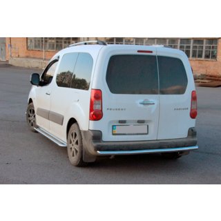 Bakre skyddsbåge (rostfritt stål) Citroen Berlingo 2008–2018 foto 3