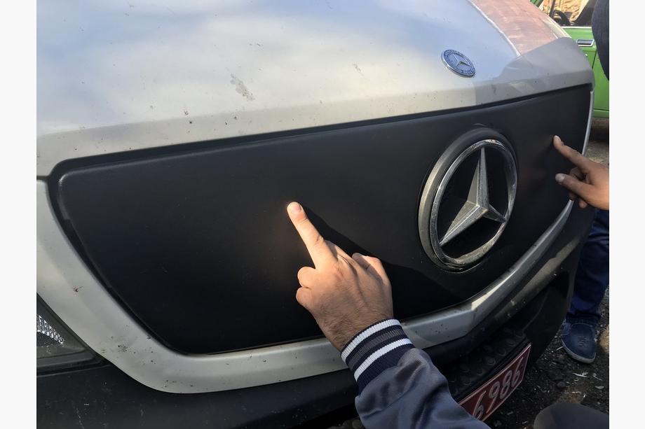 Mercedes Sprinter W906 2006–2018 Vintertäckning för grill V1 (2013↗) Foto 8