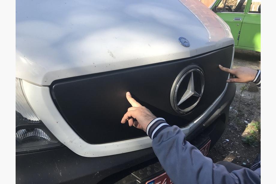 Mercedes Sprinter W906 2006–2018 Vintertäckning för grill V1 (2013↗) Foto 9