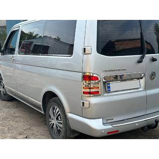 Bakljusramar (Carmos, 2 st, rostfritt) Volkswagen T5 Caravelle 2004–2010 foto 4
