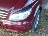 Mercedes Vito W639 2004–2014 Raka strålkastarögonlock (2004-2010, 2 st, plast) Mattsvart foto 2