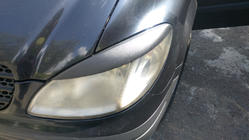 Mercedes Vito W639 2004–2014 Raka strålkastarögonlock (2004-2010, 2 st, plast) Mattsvart foto 3