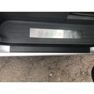 Tröskelskydd DDU matt (2 st, plast) Mercedes Viano 2004–2014 foto 2