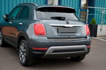 Fiat 500X 2014–2024 Kantlist för bagagelucka (rostfritt stål) foto 2