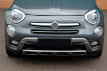 Fiat 500X 2014–2024 Skyddslist för främre stötfångare (rostfritt stål) foto 5