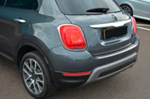 Fiat 500X 2014–2024 OmsaLine list till bakre stötfångaren (rostfritt) foto 5