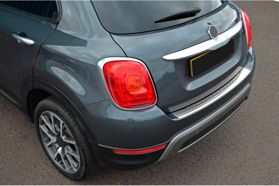 Fiat 500X 2014–2024 OmsaLine list till bakre stötfångaren (rostfritt) Image