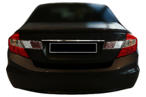 Honda Civic Sedan IX 2011–2016 List ovanför registreringsskylten (rostfritt stål) foto 1