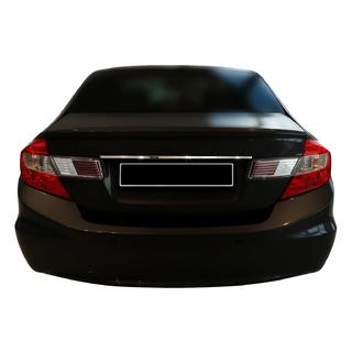 List ovanför registreringsskylten (rostfritt stål) Honda Civic Sedan IX 2011–2016 foto 1