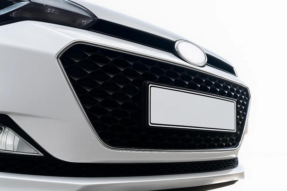 Hyundai I-20 2014–2020 Grillram 2014-2018 (2 st, rostfritt stål) Image