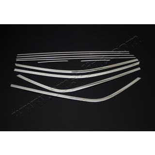 Kompletta fönsterlister runt glaset (10 st, rostfritt stål) foto 4