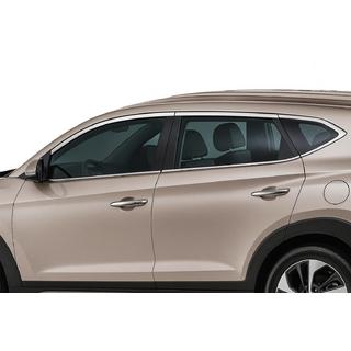 Övre fönsterlister (10 st, rostfritt) Hyundai Tucson TL 2016–2021 foto 1