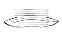 Hyundai Tucson TL 2016–2021 Komplett fönsterlistkit (14 st, rostfritt stål) foto 2